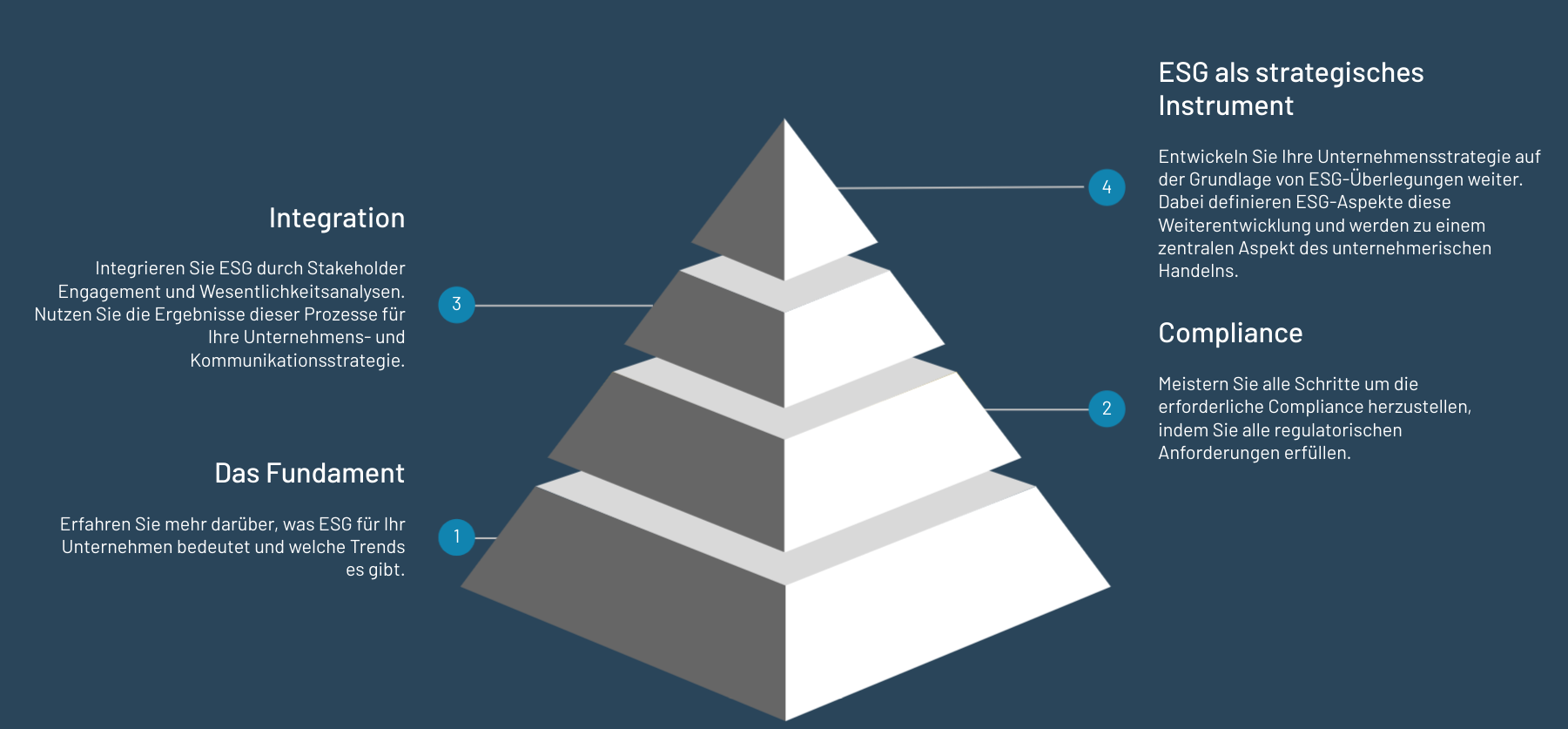 ESG Beratung - Beratungspyramide