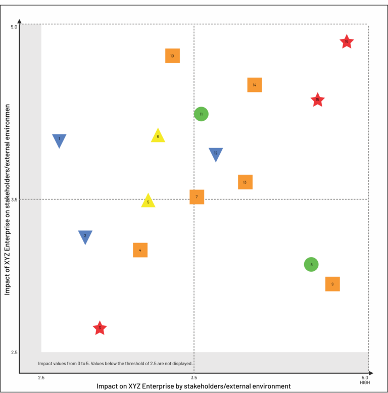 Proto Double Materiality Matrix 